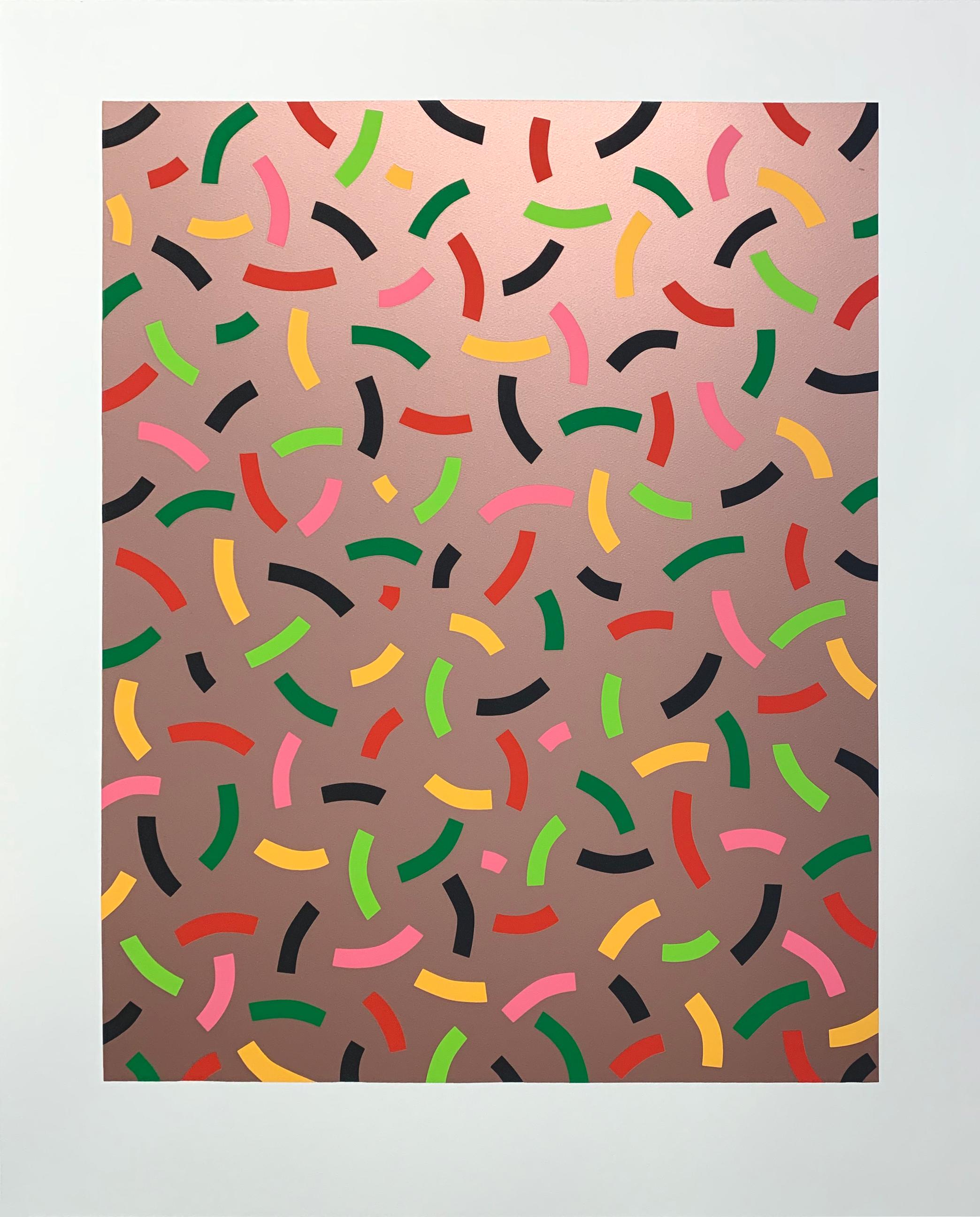 2025
Screenprint in colors, on Rives BFK paper
Sheet: 36 x 29 in. (91.4 x 73.7 cm)
Edition of 55
Signed, dated, and numbered in pencil, lower margin
Unframed, mint condition