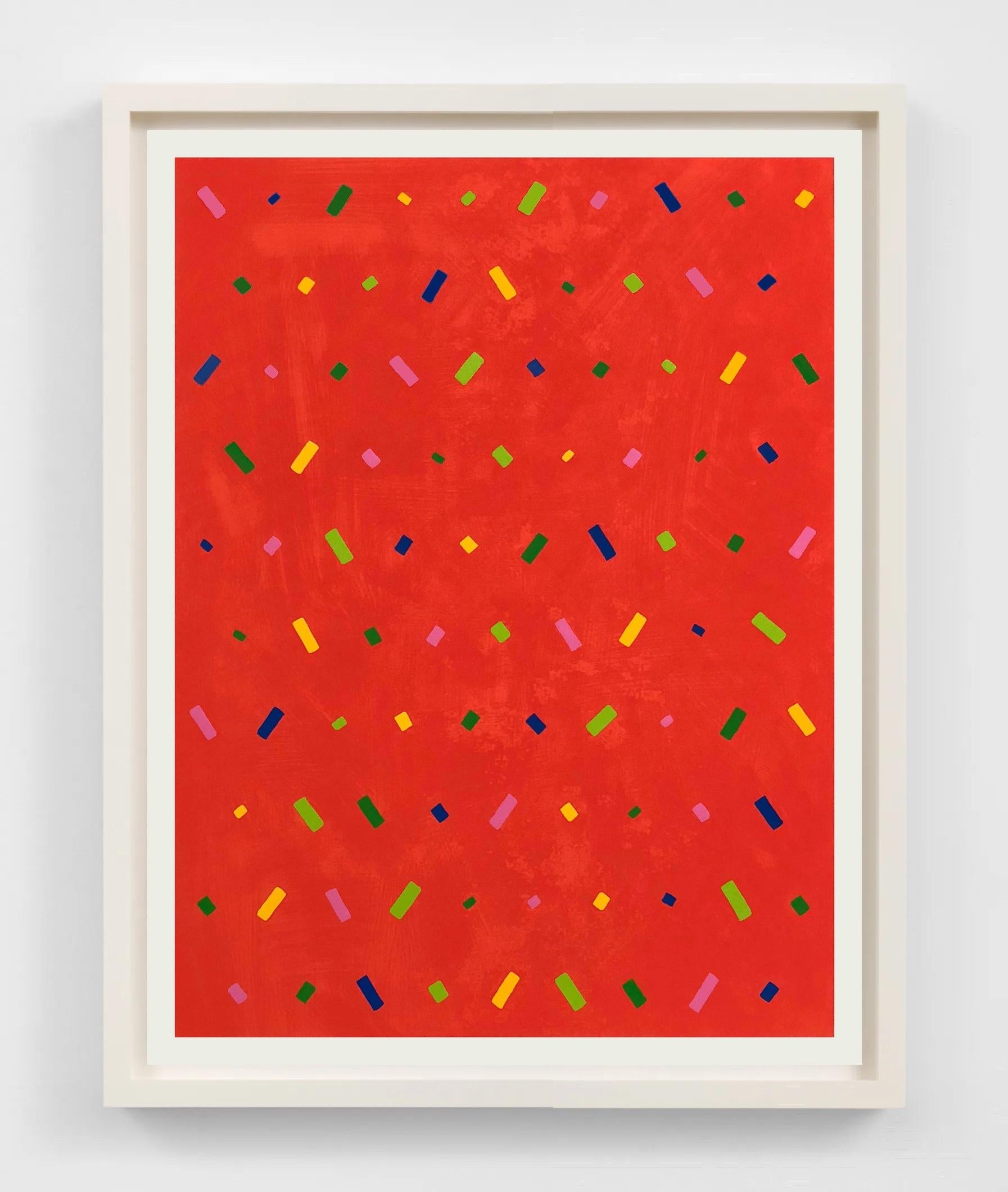 2018
Serigrafia a colori, su carta Arches Aquarelle, con margini completi
Foglio: 34 × 26 in / 86,4 × 66 cm
Edizione di 40
Firmato, datato e numerato a matita, nel margine inferiore.
Incorniciato, ottime condizioni