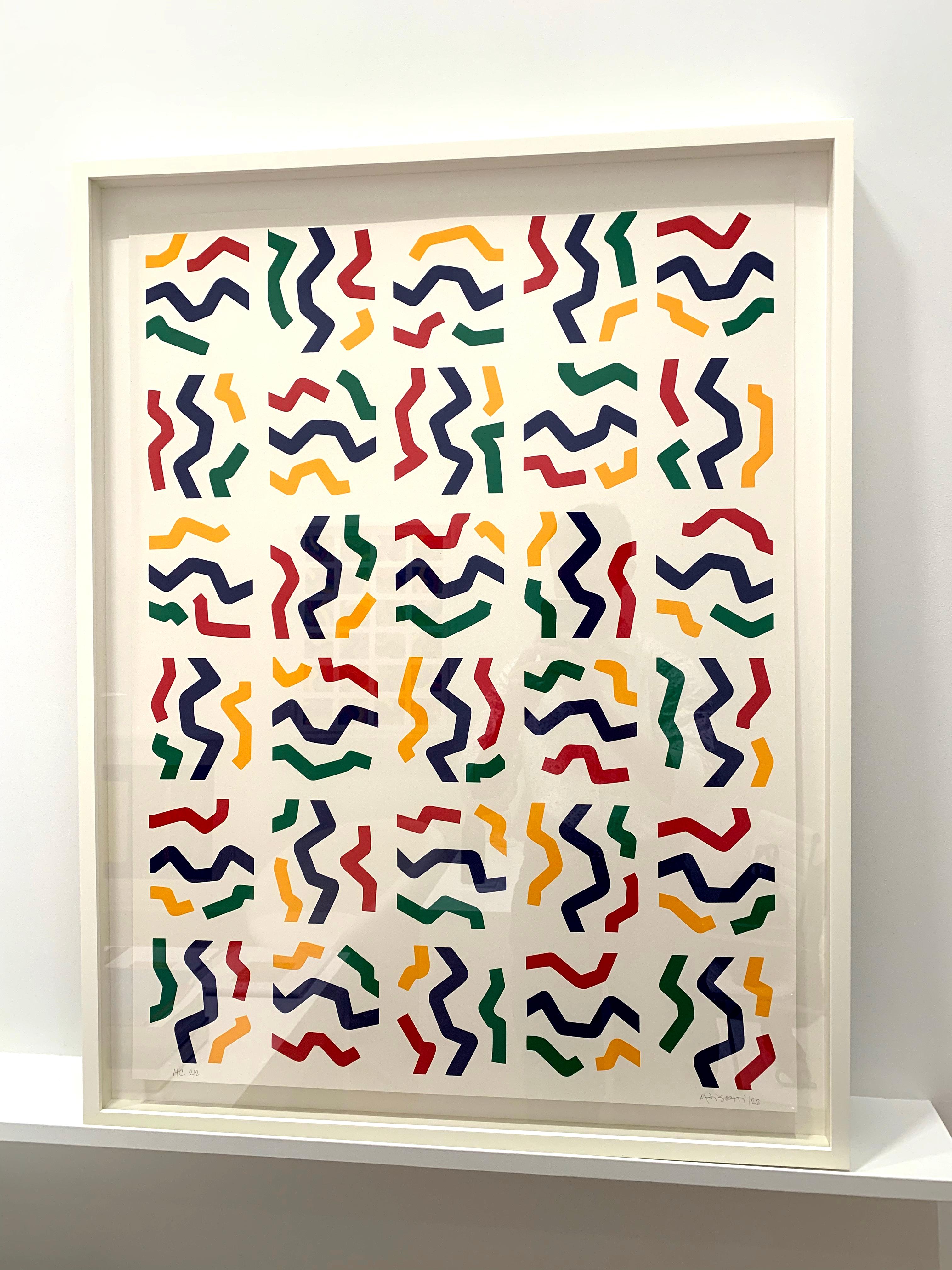 Osvaldo Mariscotti Abstract Print - Rumble