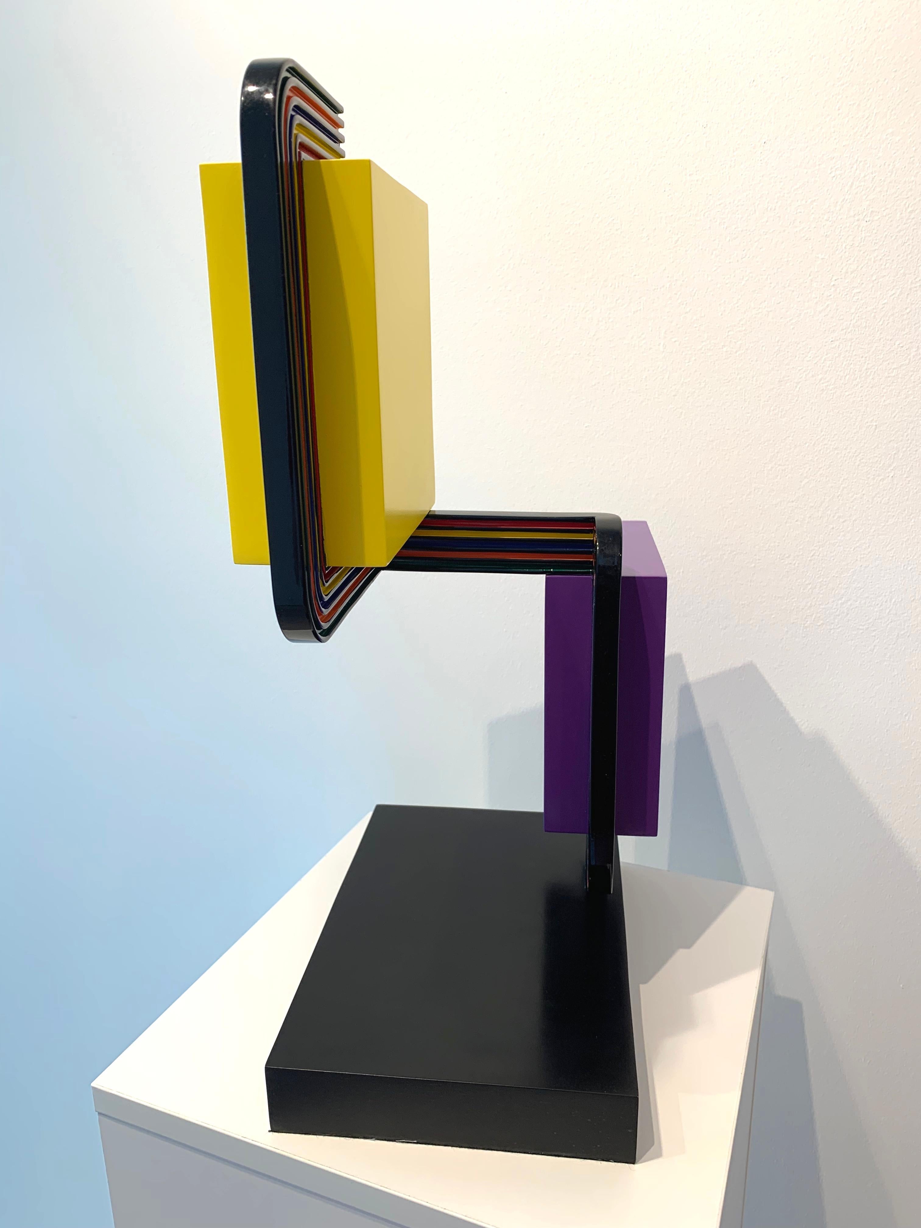 2022
Bronze
18 1/2 x 11 1/4 x 7 1/2 in. (47 x 28.6 x 19.1 cm)
Unique
Signed, dated, and numbered, bottom

Osvaldo Mariscotti’s art is an art of fundamentals: color, line, and the possibilities inherent in their variation and repetition. Using this