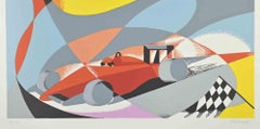 F1 - Litografía de Osvaldo Peruzzi - 1988