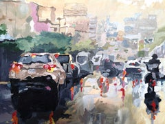 “Transeúntes 2”, 2019, Canvas, Acrylic Paint