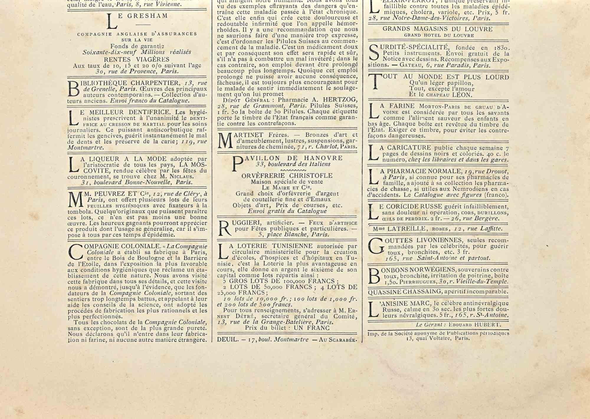 Le repos profond - Gravure sur bois d'Osvaldo Tofani - fin du 19e siècle en vente 1