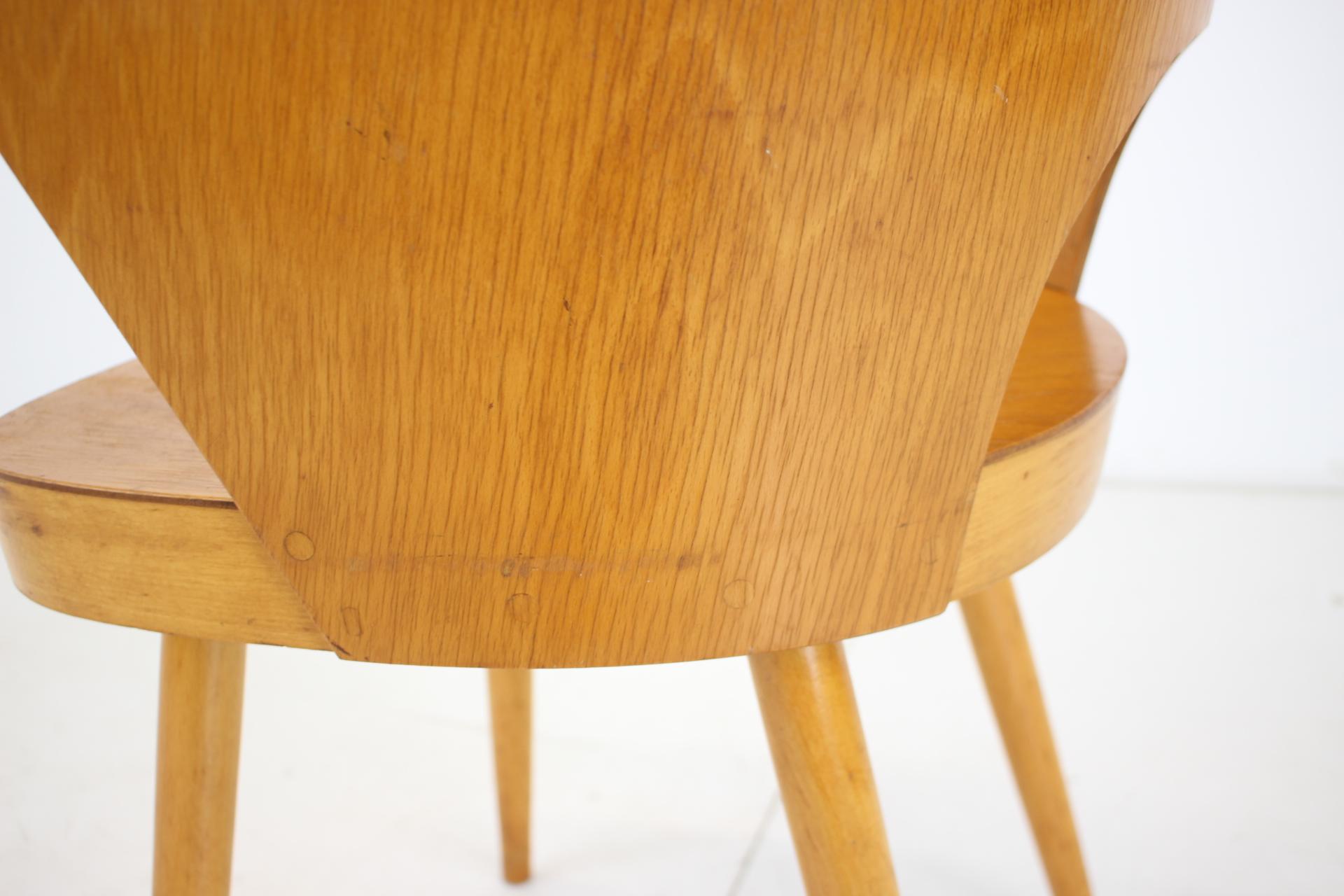 Oswald Haerdtl Beech Chair, Czechoslovakia, 1959 For Sale 5