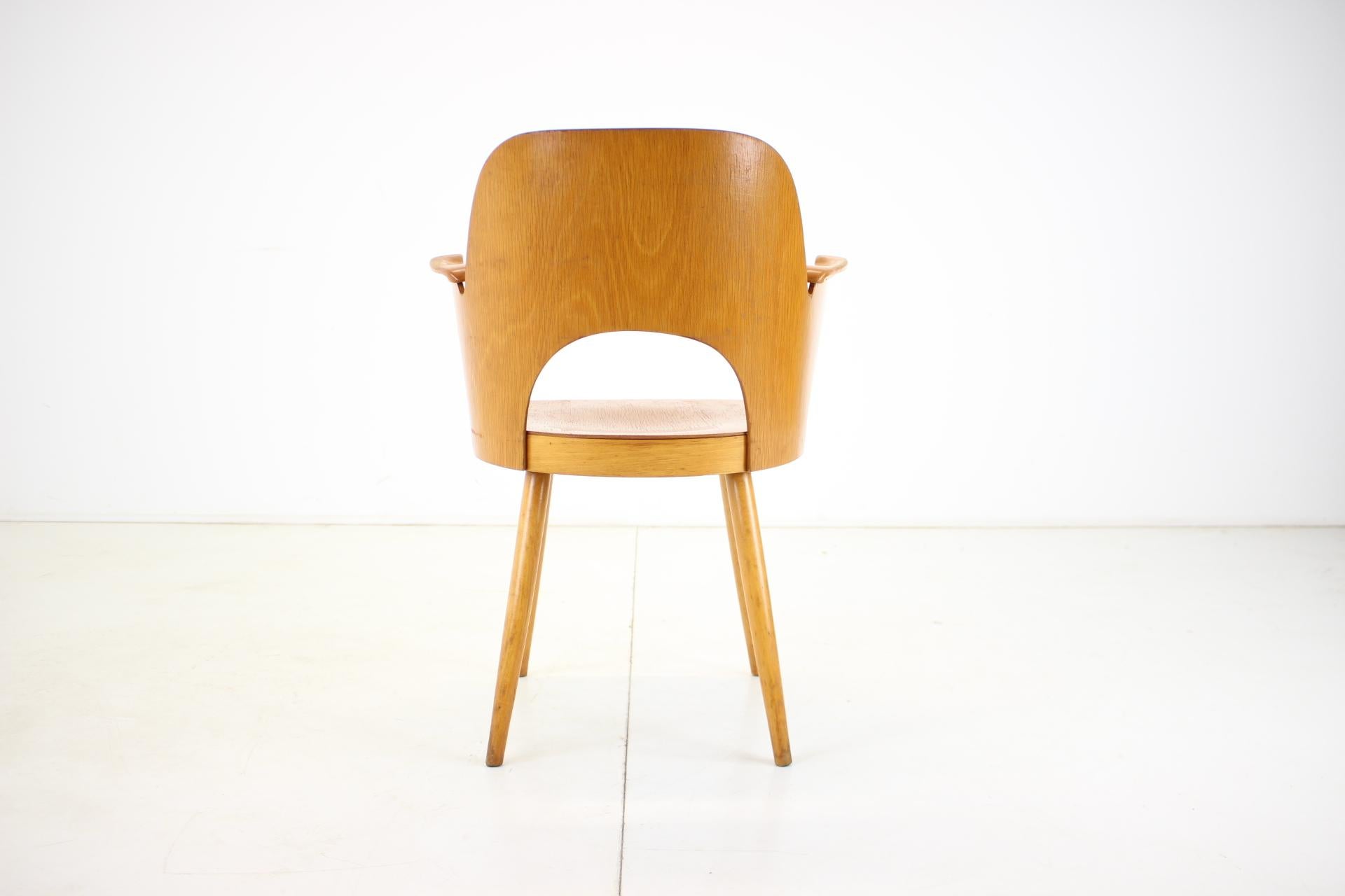 Oswald Haerdtl Beech Chair, Czechoslovakia, 1959 For Sale 6