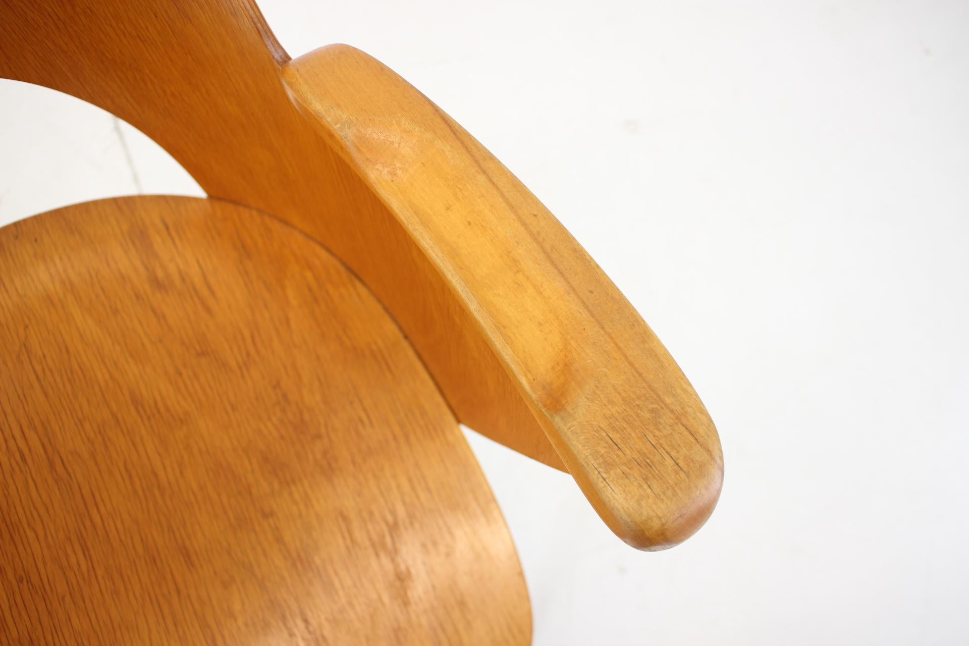 Wood Oswald Haerdtl Beech Chair, Czechoslovakia, 1959 For Sale