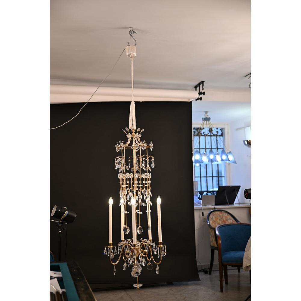 Hand-Crafted Oswald Haerdtl Chandelier for the World Exposition in Paris 1937 - Original For Sale