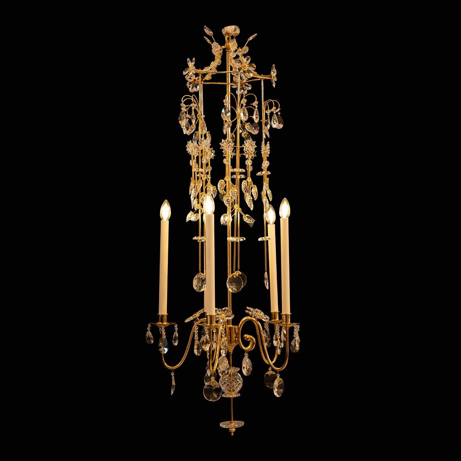 Hand-Crafted Oswald Haerdtl Chandelier for the World Exposition in Paris 1937 - Original For Sale