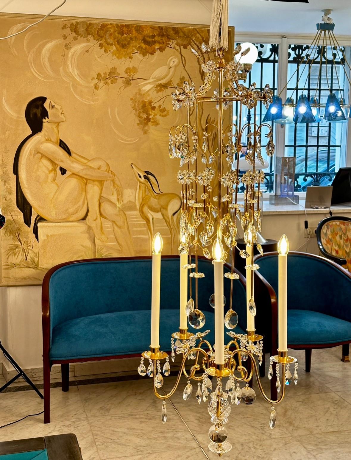 Oswald Haerdtl Chandelier for the World Exposition in Paris 1937 - Original In Excellent Condition For Sale In Vienna, AT