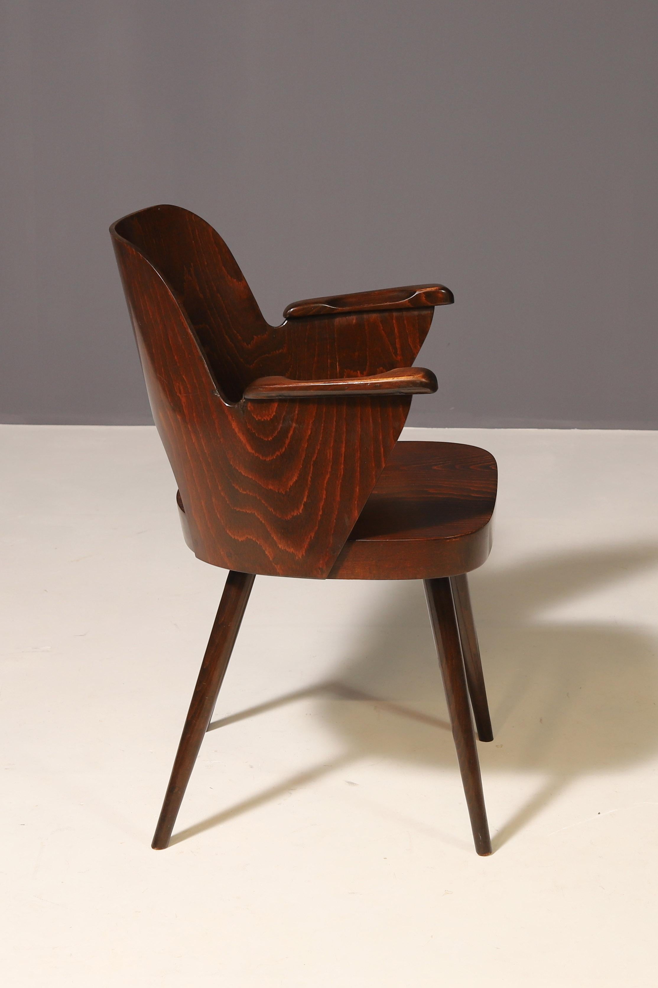 Oswald Haerdtl - Silla de diseño de TON, años 60, última pieza disponible en venta 1