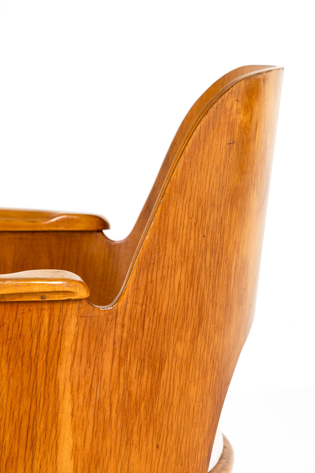 Oswald Haerdtl Dining Chairs by Ligna en vente 4