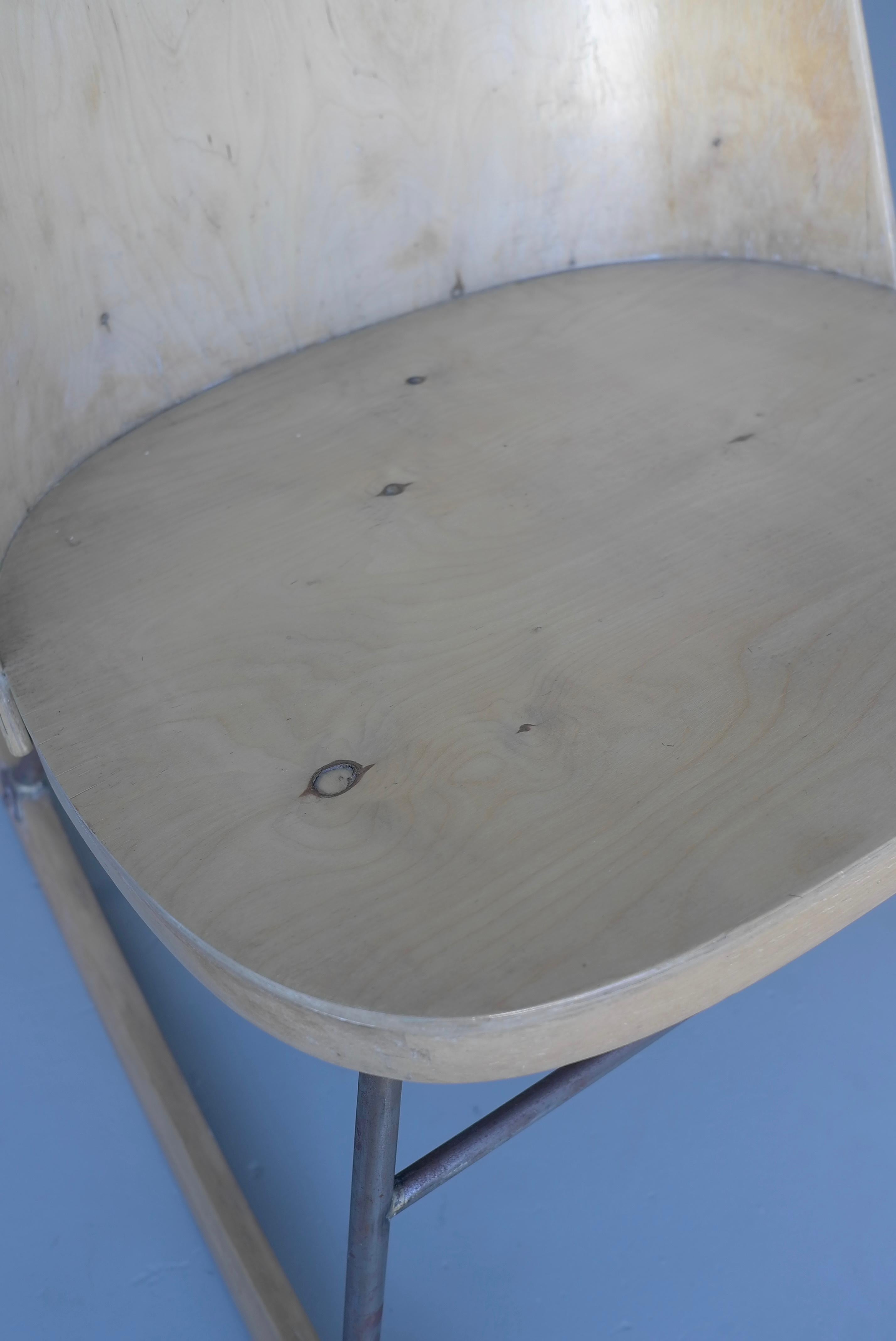 Steel Oswald Haerdtl for Thonet Wooden Rocking Chair