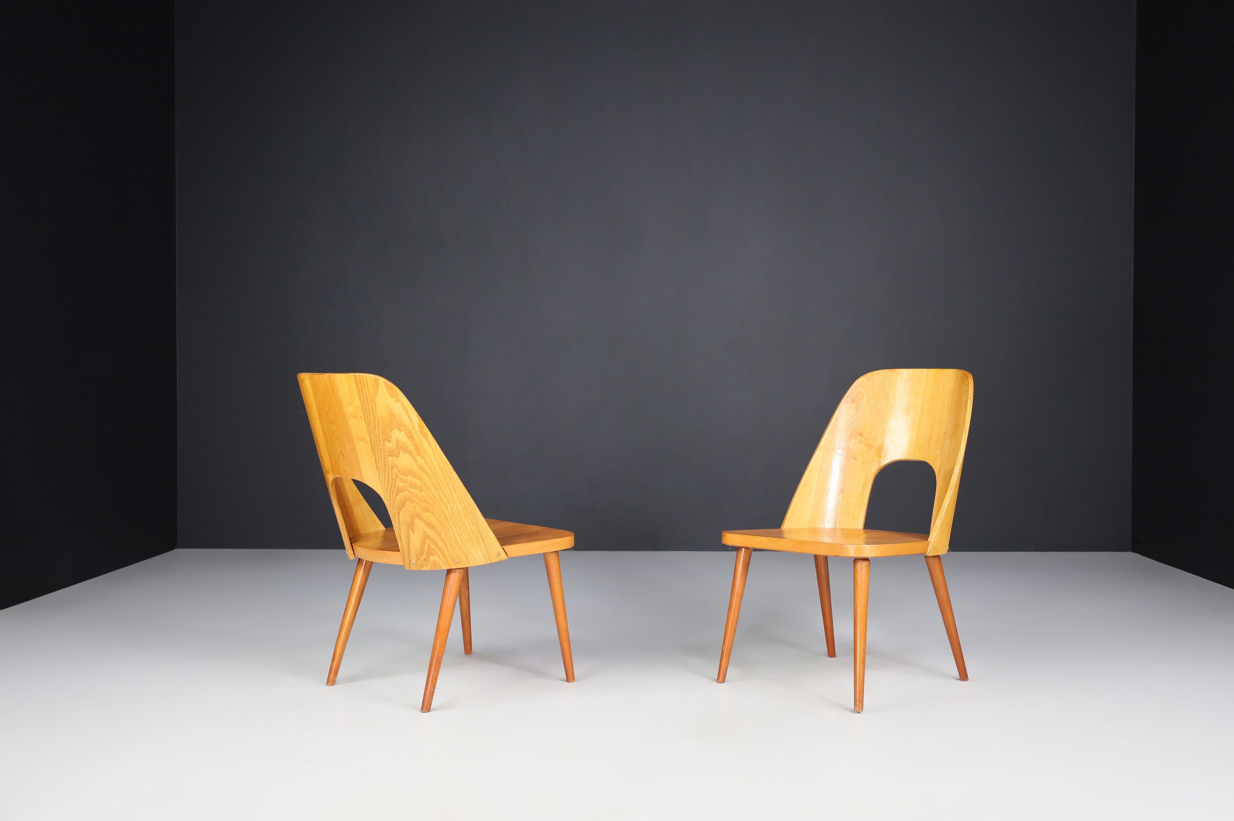 Oswald Haerdtl Set of Four Easy Chairs, 1950s For Sale 1