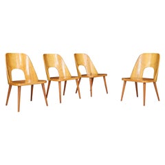 Set di quattro poltrone Oswald Haerdtl, anni '50
