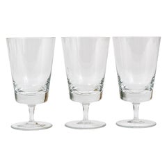 Oswald Haerdtl Set of Six Mid-Century Crystal Wine Glasses, Austria, 1950s
