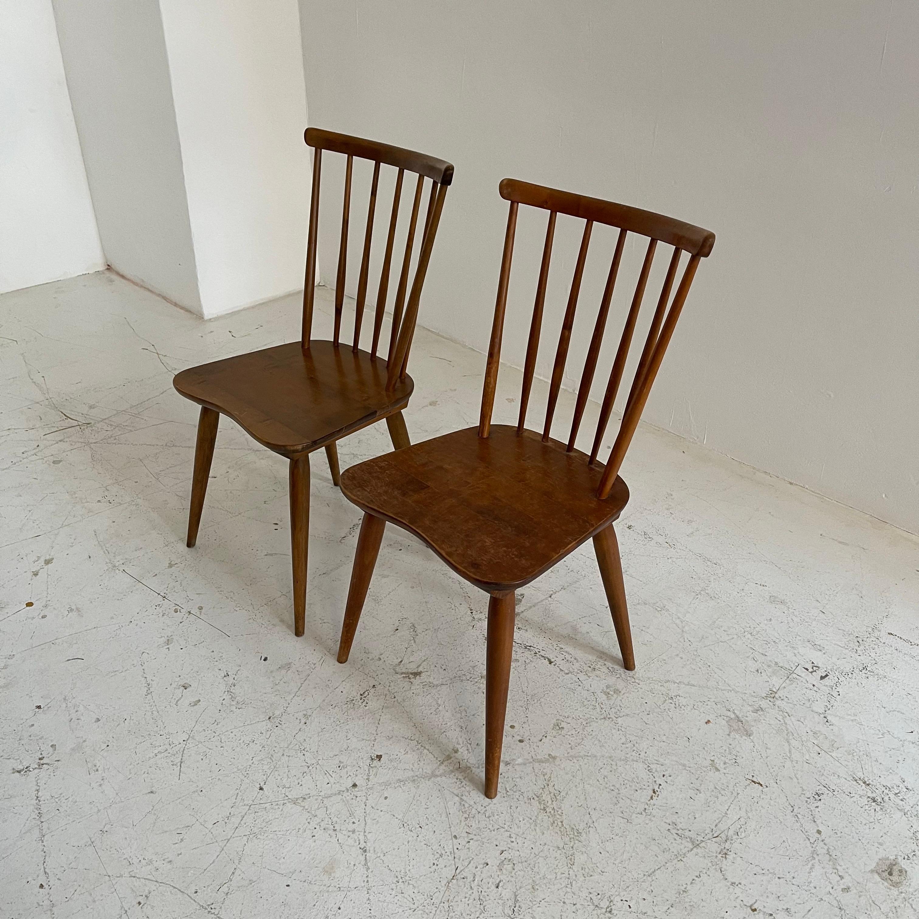 Mid-Century Modern Oswald Haerdtl Thonet Spindel Chair, Austria 1950 For Sale