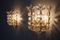 Pair of Oswald Haerdtl Wall Sconces for Lobmeyr, Austria, 1955