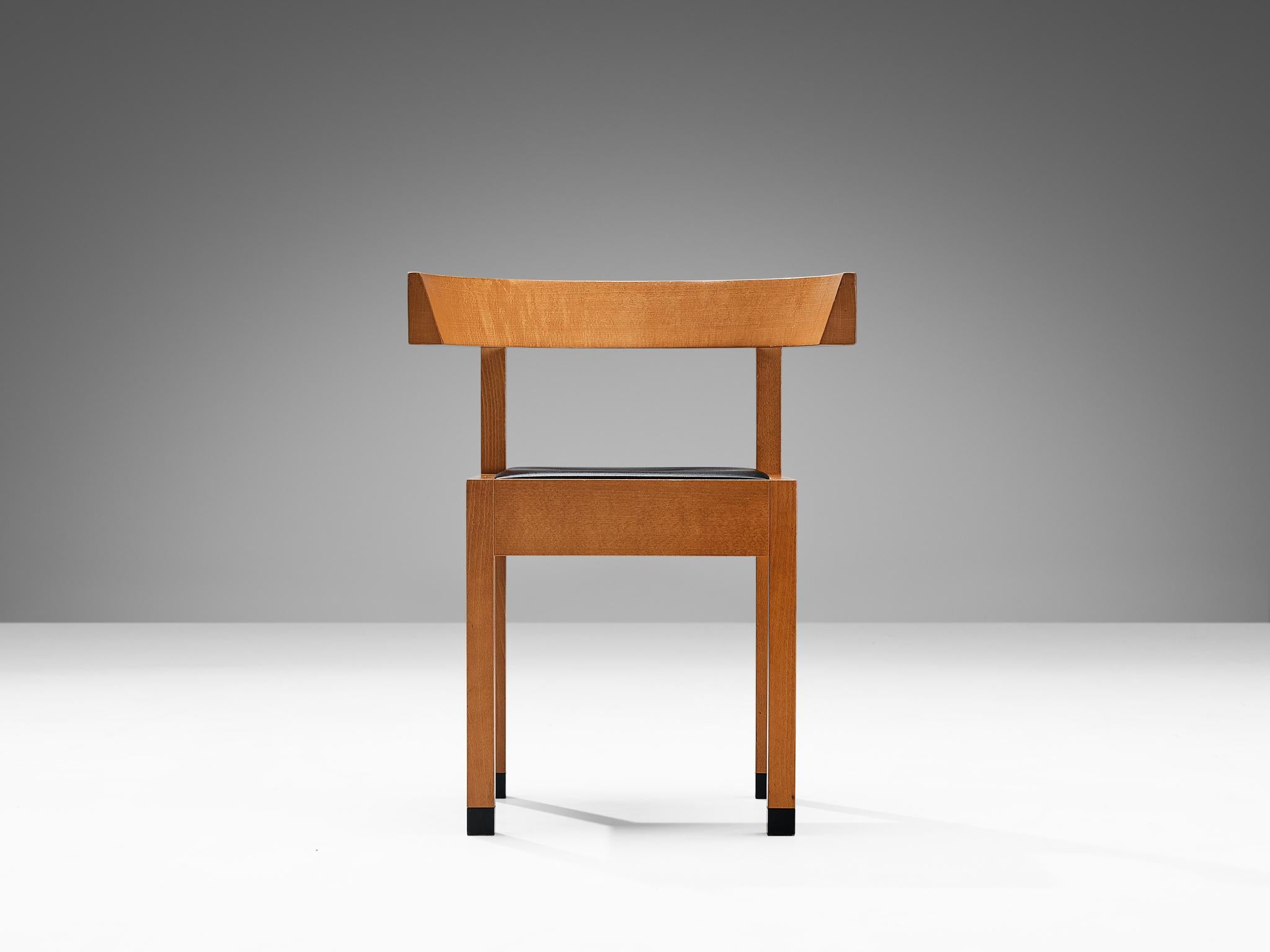 Mid-Century Modern Oswald Mathias Ungers for Draenert Pair of 'Leonardo' Dining Chairs For Sale