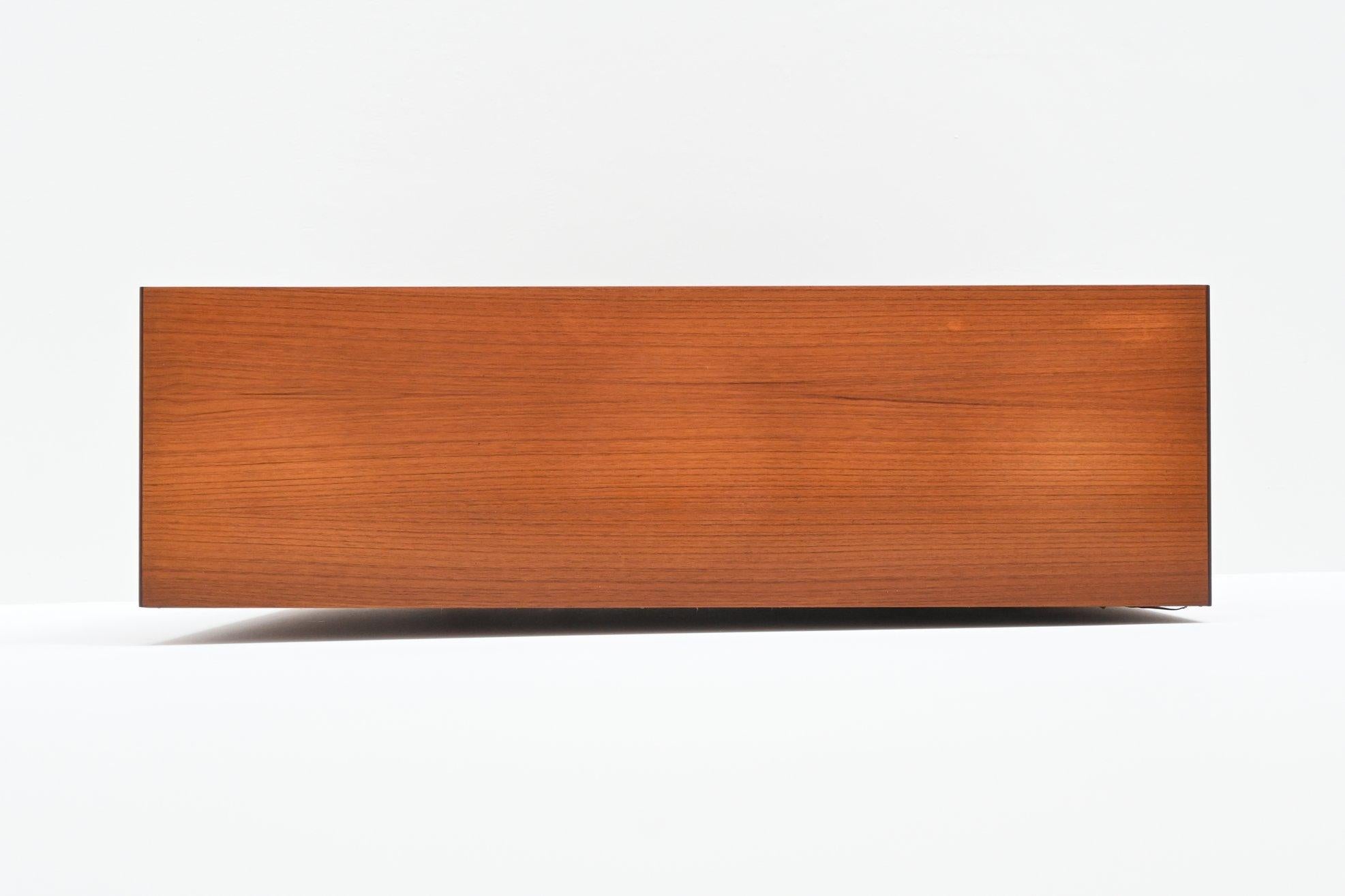 Oswald Vermaercke model Paola bar cabinet in teak V Form Belgium 1959 12