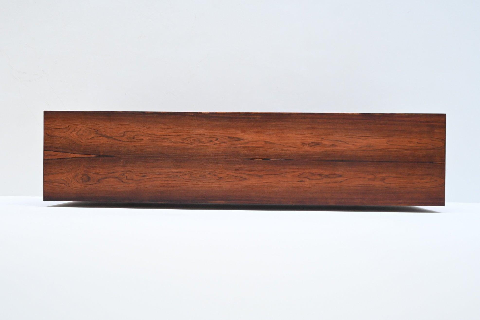 Oswald Vermaercke 'Paola' sideboard rosewood V Form Belgium 1960 For Sale 10