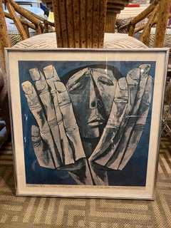 Oswaldo Guyasamin Signierter Druck „Las Manos de La Ternura“