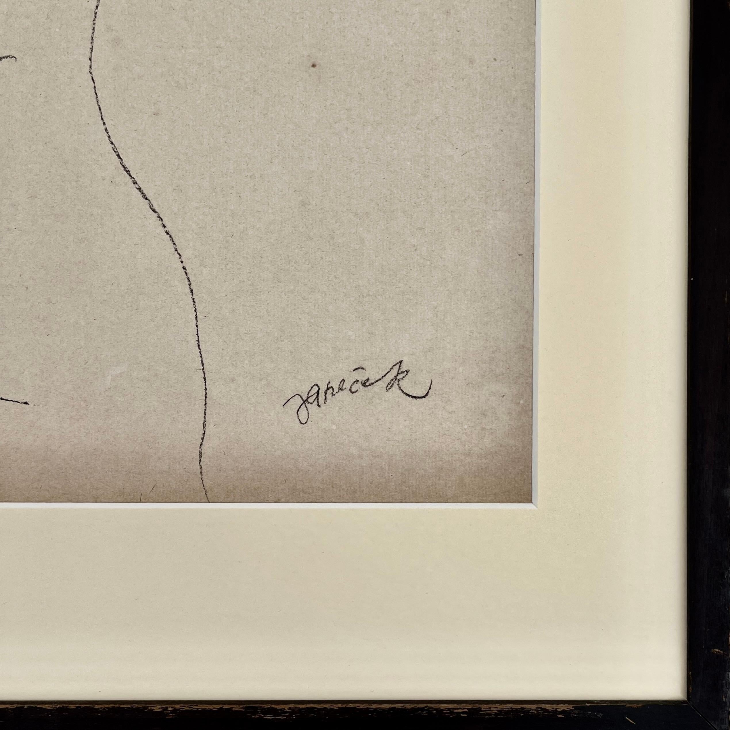 Ota Janeček (1919 - 1996) Desnudo recostado con los brazos levantados cica 1940 en Bueno estado para la venta en CA, CA