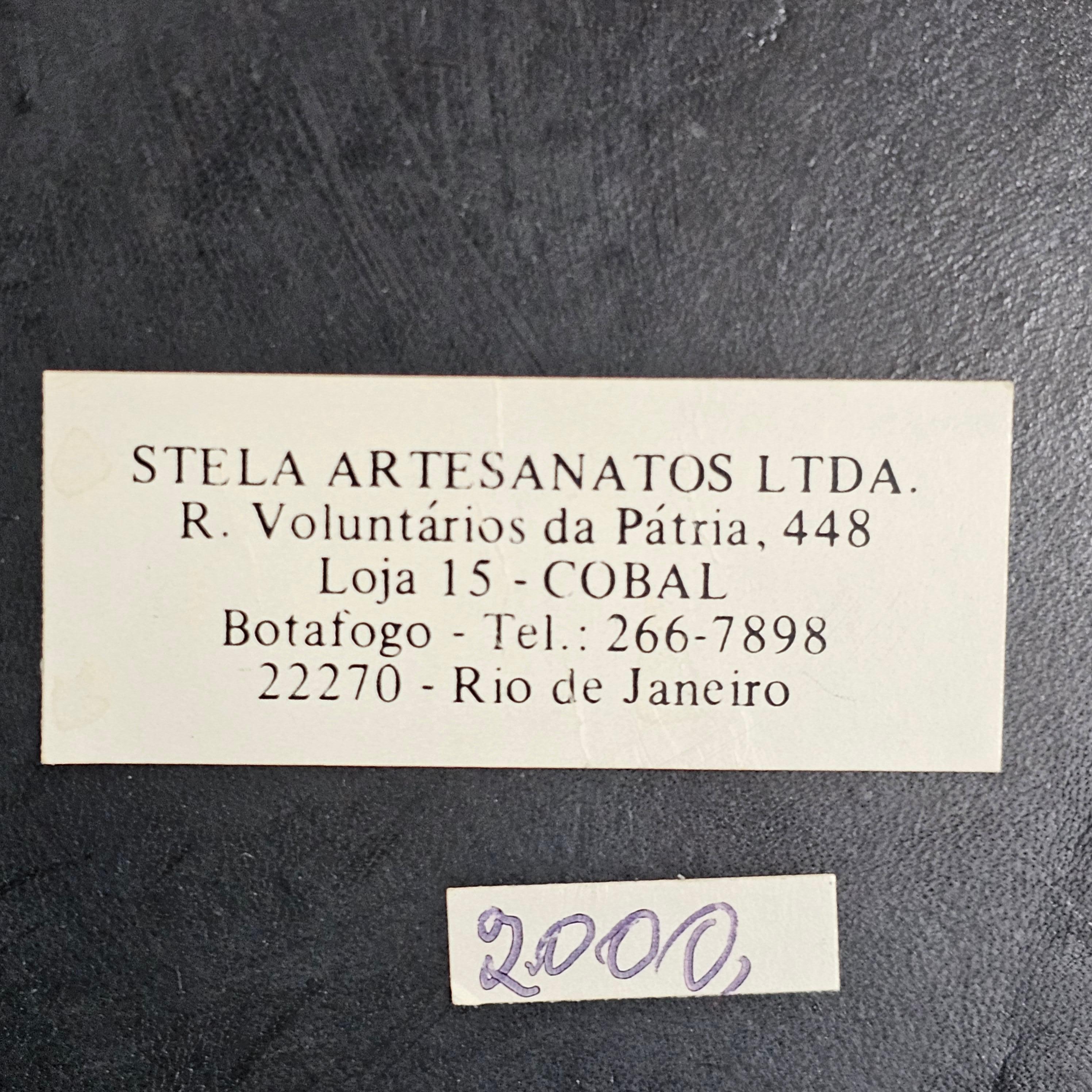 OTA Vintage leather paper waste bin For Sale 6