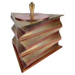 Vintage Otar Stacked Brass and Copper Box
