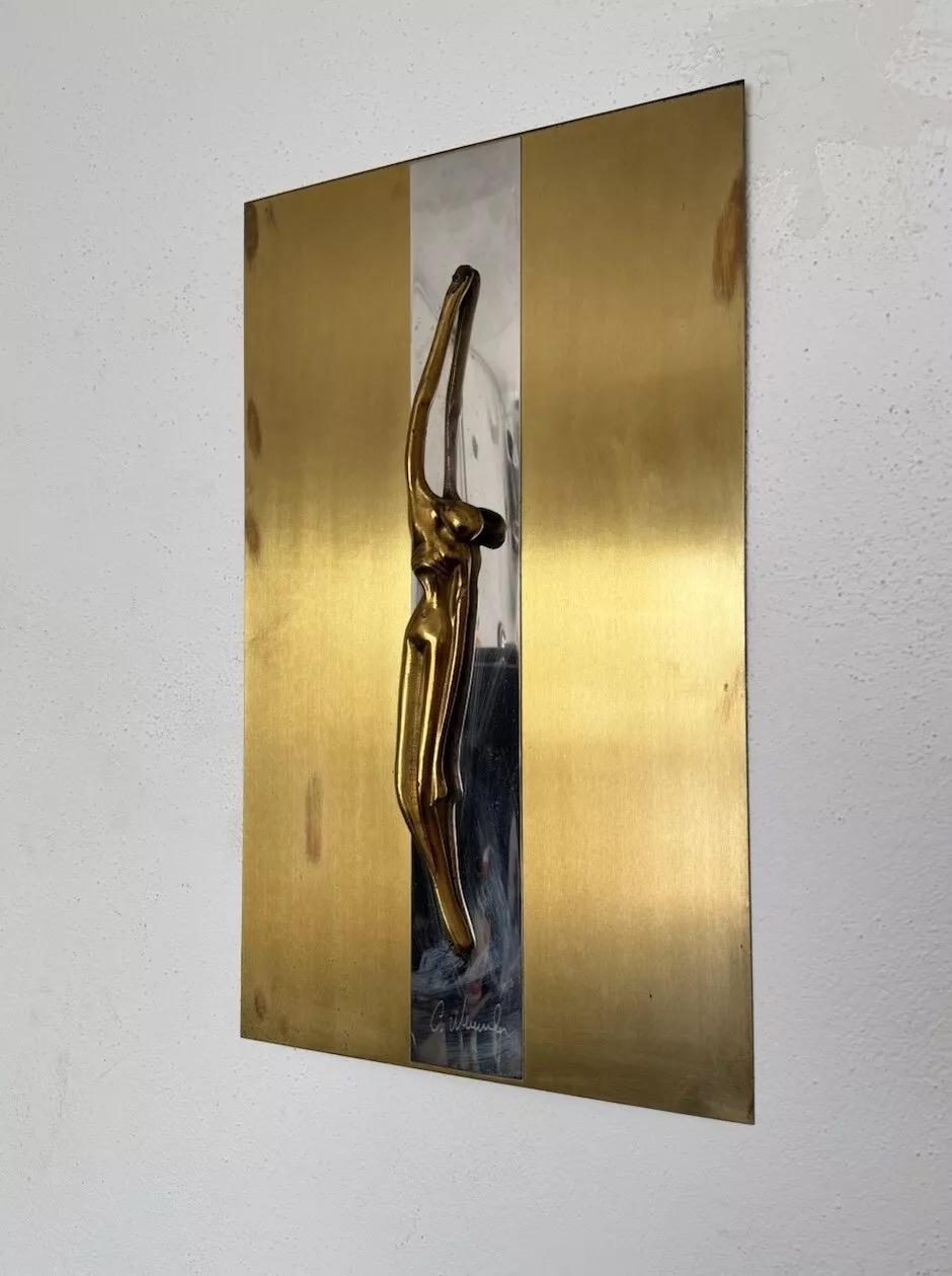 Othello Ciullini for Studio EF

Hit proposals - Christ Plex , 1970s.

Structure made entirely of gold-colored brushed metal , Christ made of brass. Work signed by the artist.

The item in good conservative condition, present signs of time due to use