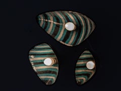 Applique en majolique Otello Rosa de San Polo Venezia, Italie, 1952