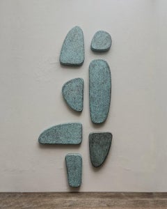 Otero Hammered Copper Wall Sculpture with Acid Patina by Aura Carpio