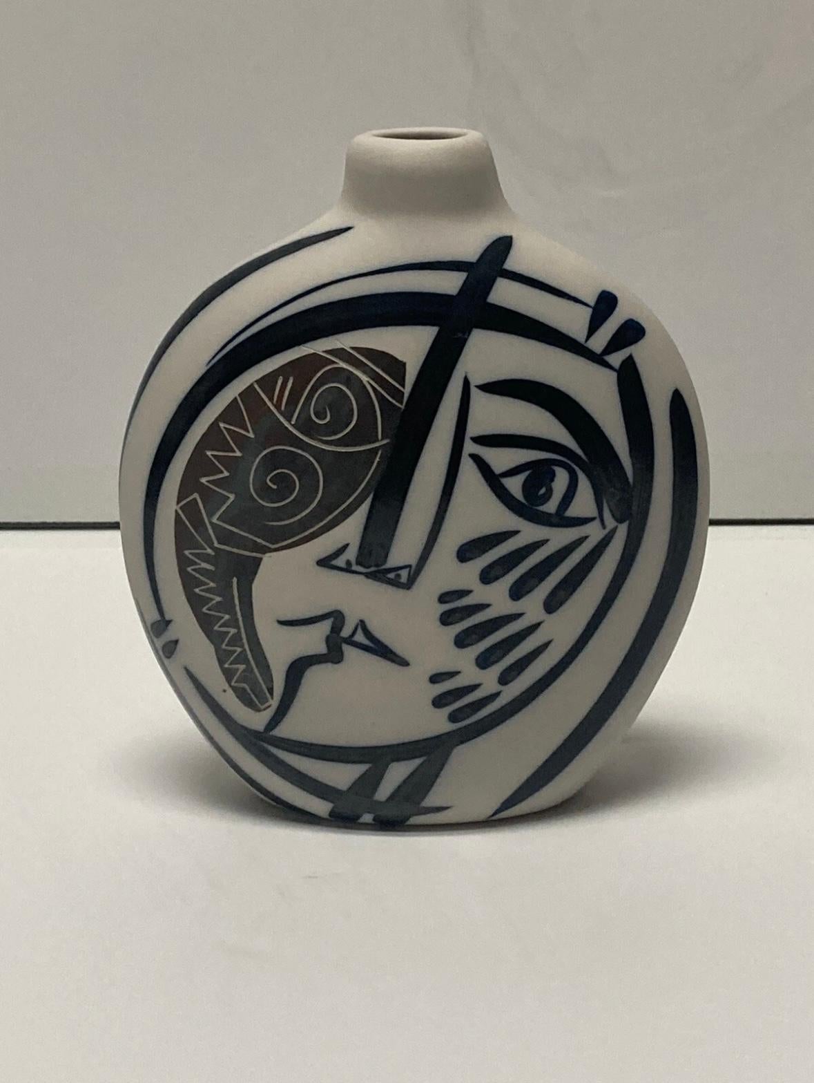 “Picasso Style Modernist Pottery Vase”