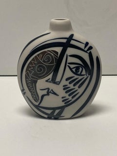 “Picasso Style Modernist Pottery Vase”