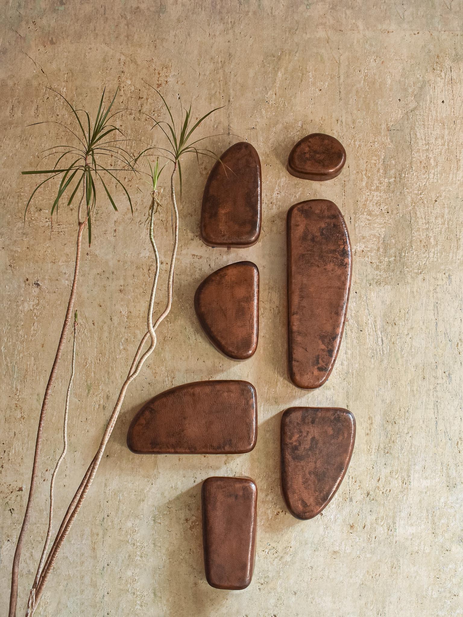 Otero Wall Sculpture by Aura Carpio
Dimensions: W 100 x D 12 x H 250 cm.
Materials: Copper.
Weight: 12 Kg.

Aura Carpio® (CDMX). Mexican industrial designer graduated and graduated from the Center for Industrial Design Research (CIDI-UNAM), with an