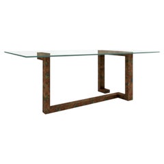 Tavolo da pranzo in marmo travertino Oteyza Design contemporaneo Mobili su misura