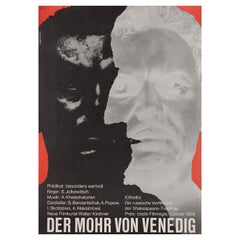 Othello R1960s German A1 Film Poster