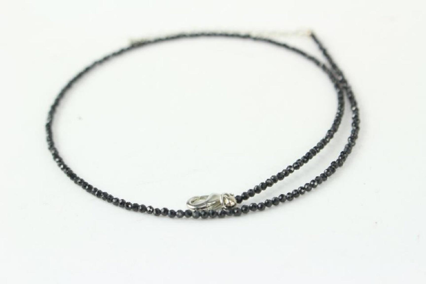 Other Black Spinel Necklace 1SP92 For Sale 6
