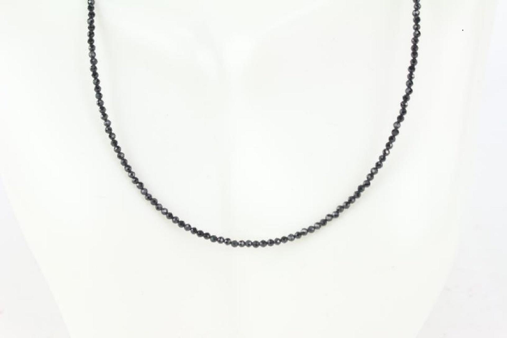 Other Black Spinel Necklace 1SP92 For Sale 2