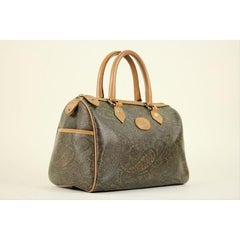 Other David Barbosa Green Paisley Boston Bag 21M719