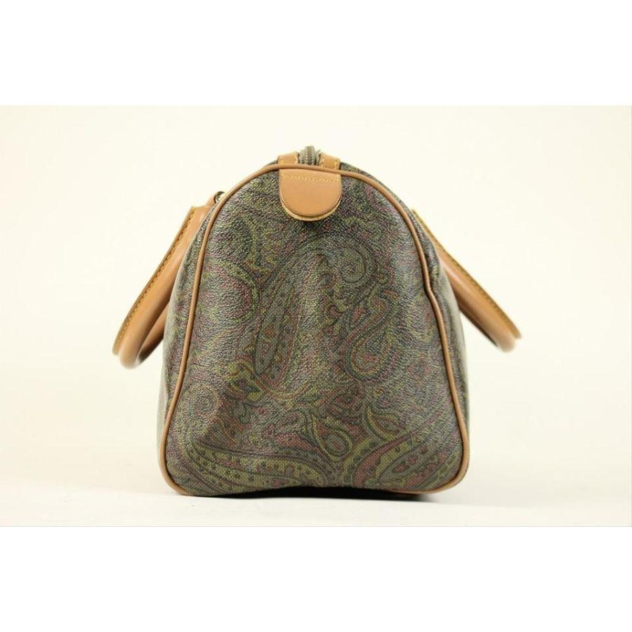 Other David Barbosa Green Paisley Boston Bag 21M719 For Sale 1