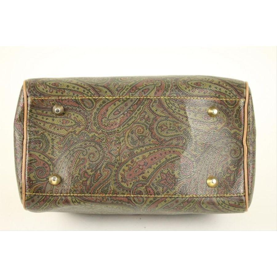 Other David Barbosa Green Paisley Boston Bag 21M719 For Sale 2