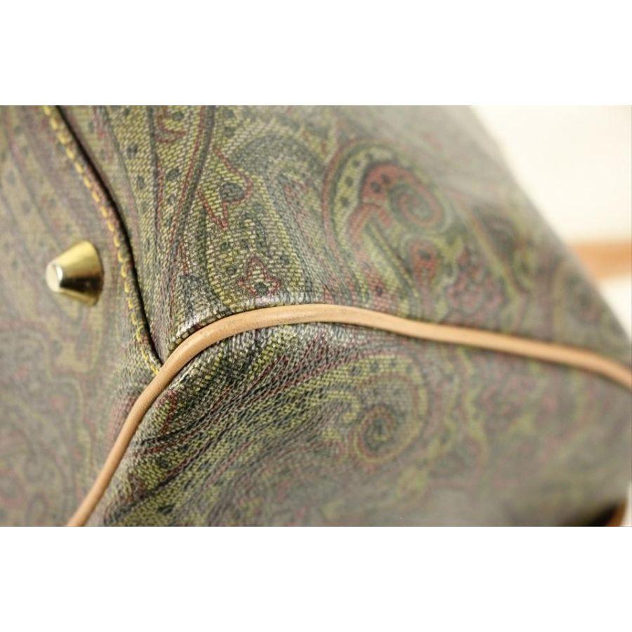 Other David Barbosa Green Paisley Boston Bag 21M719 For Sale 3