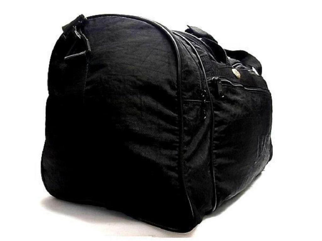 Other Duffle with Strap 237480 Black Nylon Weekend/Travel Bag For Sale 2