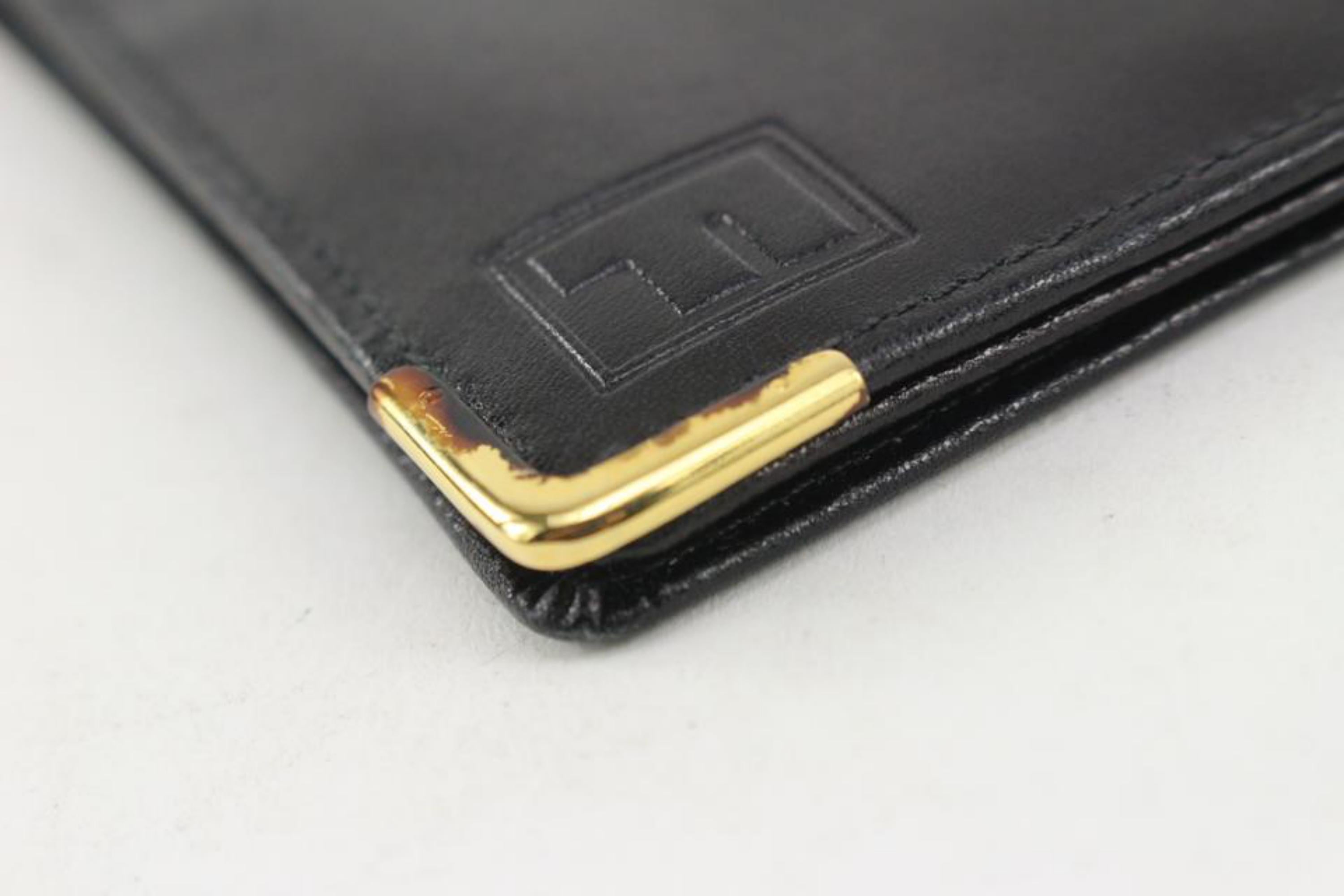 Other Fintex Black Leather Wallet 7F1026 For Sale 7