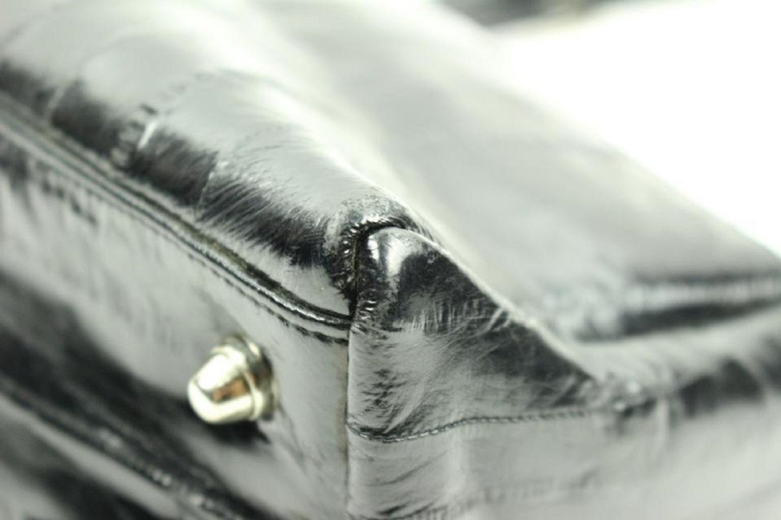 Other Lsslm1 Black Eel Skin Leather Shoulder Bag 4