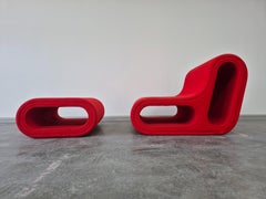 "Other One Lounge Chair" with ottoman by Leif Jörgensen for HAY