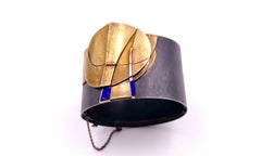 Othmar ZSCHALER modernist cuff bracelet 1970'