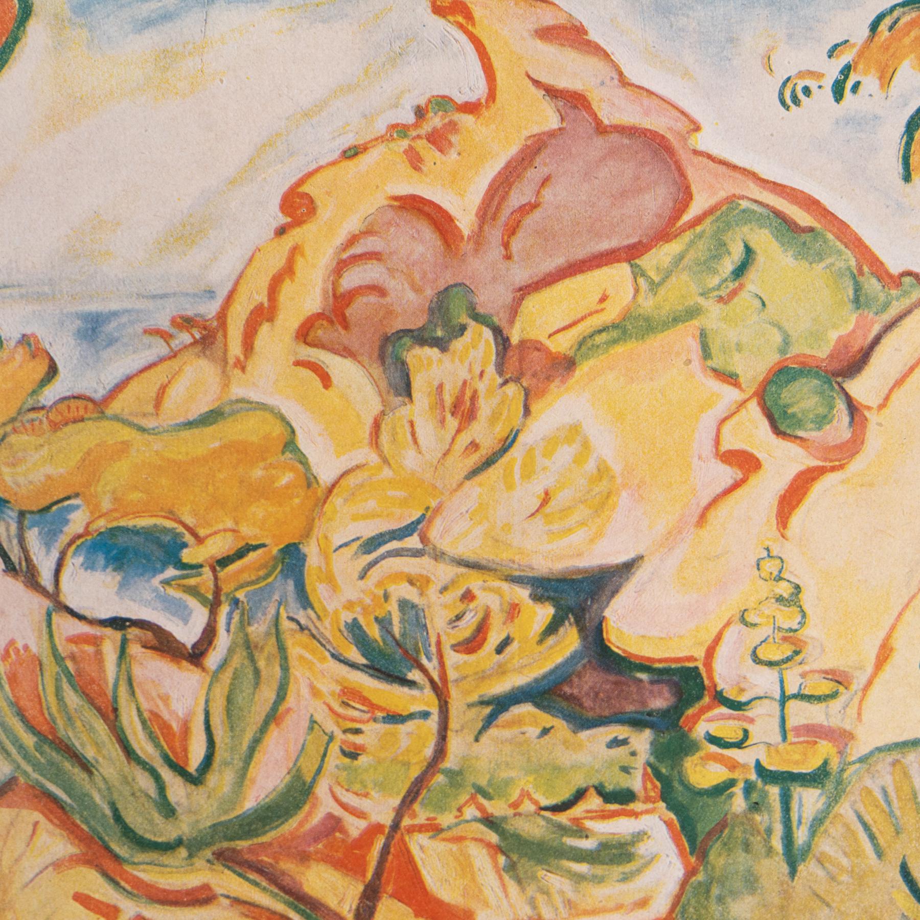 Othon Friesz Clor Cliche gerahmt von Editions Du Chene, 1948 (Französisch) im Angebot