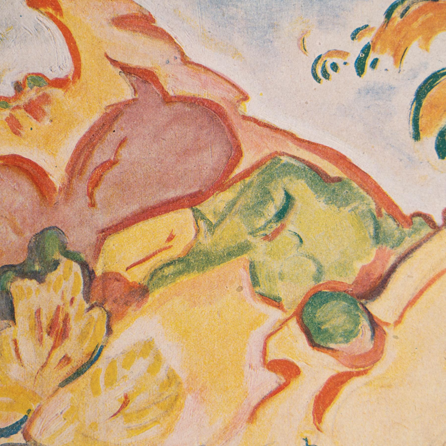 Othon Friesz Clor Cliche gerahmt von Editions Du Chene, 1948 (Papier) im Angebot