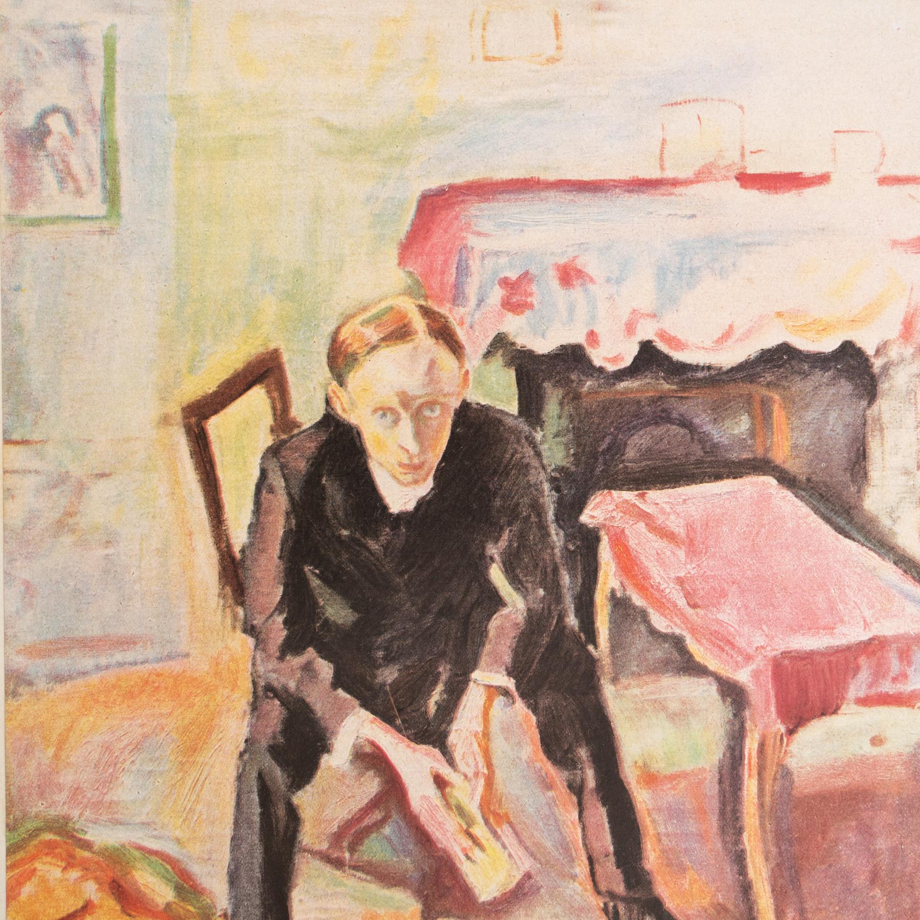 Othon Friesz Farb Cliche Fauvist Arwork gerahmt von Editions du Chene, 1948 (Französisch) im Angebot